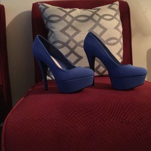 Real love blue high heels